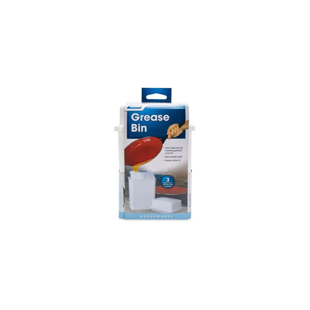 Used Cooking Grease Container - With Disposable Foil Lined Bag - CAM42281
